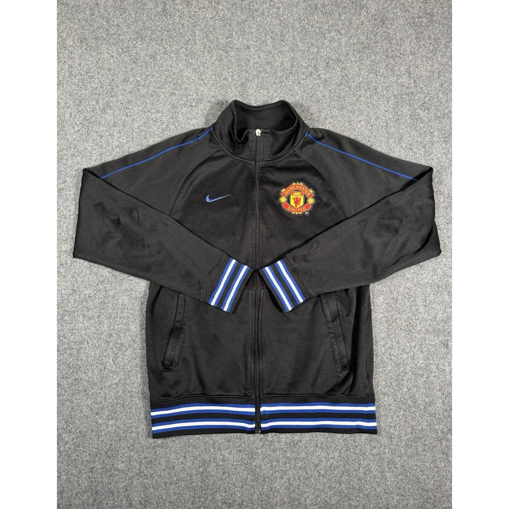 Nike Manchester United 2011/2012 Football Track Jacket Mens‎ Small Black Soccer